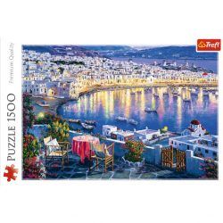 puzzle trefl Mykonos ao pôr do sol